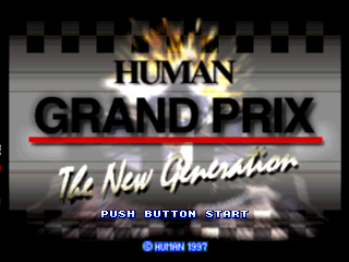 Human Grand Prix - The New Generation (Japan) Title Screen